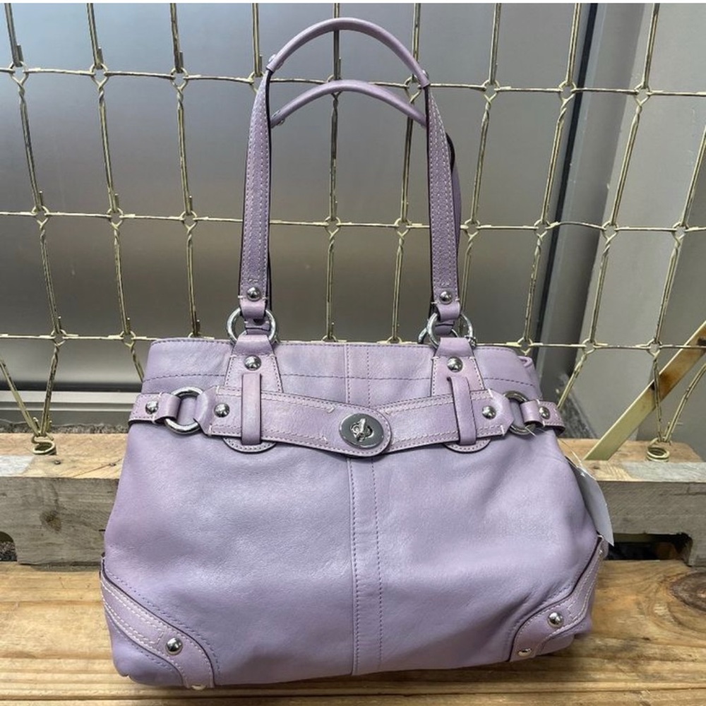 Rare Coach lavender satchel